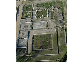 Aerial view of the site