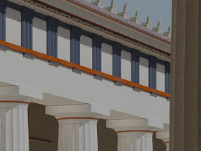 Doric colonnade